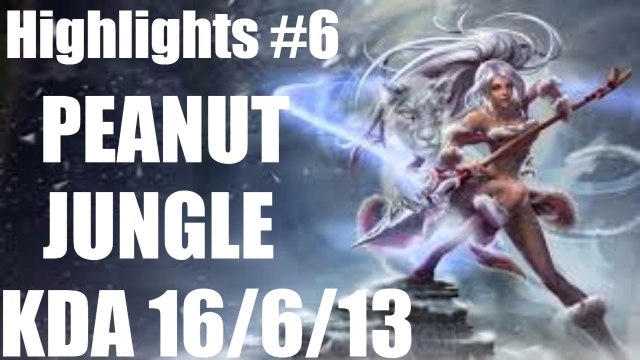 SKT T1 Peanut - Nidalee Jungle - KR LOL Highlights - 피넛 니달리