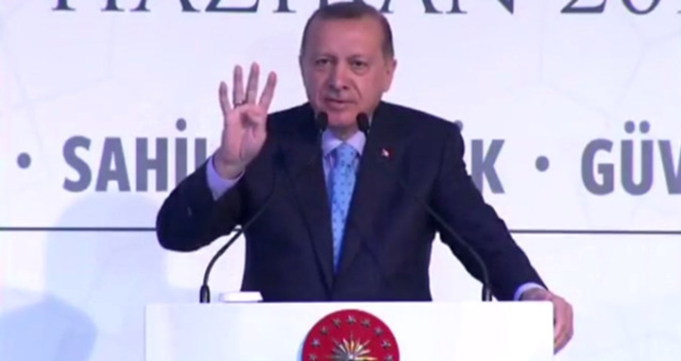 Erdoğan'dan, Rabia İçin "Terör Örgütü İşareti" Diyen Kılıçdaroğlu'na Sert Yanıt