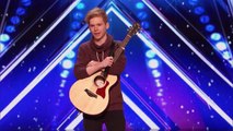 Chase Goehring- Cute Singer Mixes Musical Styles With Original Song - America's Got Talent 2017