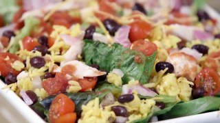 Great and Healthy Chicken Taco Salad recipe for dinner