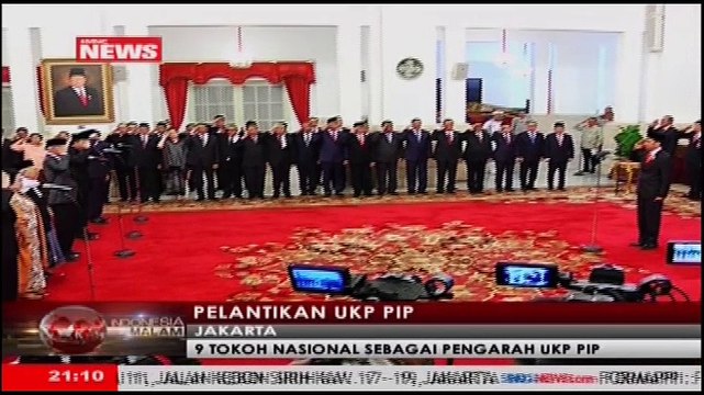 Presiden Jokowi Lantik 9 Tokoh Nasional Sebagai UKP PIP