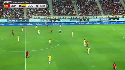 1-0 David Silva Goal HD - Spain vs Colombia 07.06.2017 HD