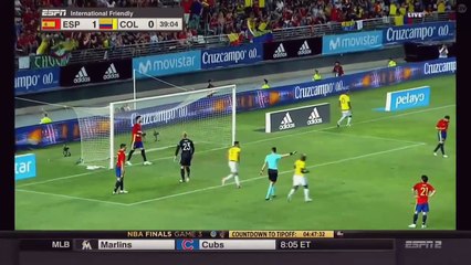 Cardona Goal - Spain vs Colombia 1-1  07.06.2017 (HD)
