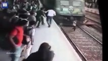 Por ir distraída hablando por teléfono le pasó un tren por encima