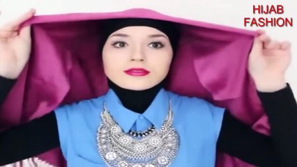 Hijab style tutorial Video  New Modern Hijab Fashion