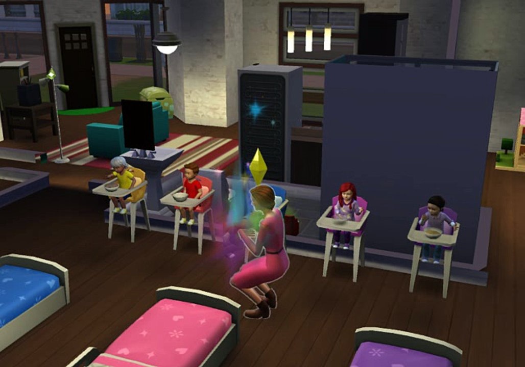 The Family Fair; Baby Bai and Aerith (Sims4)