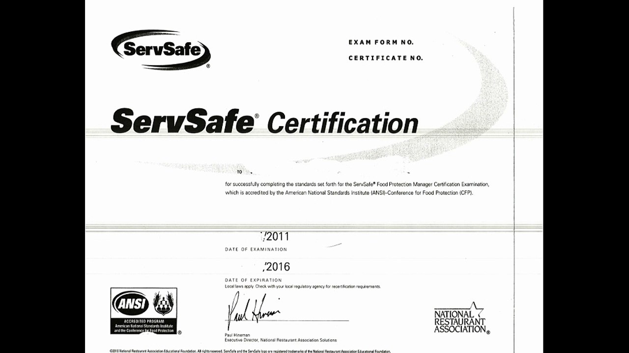 Certification and license part  1