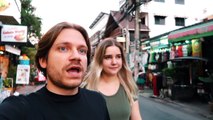 CHIANG MAI SUNDAY NIGHT MARKET & TEMPLES   Thailand Travel Vlog 2017   Global Jungle