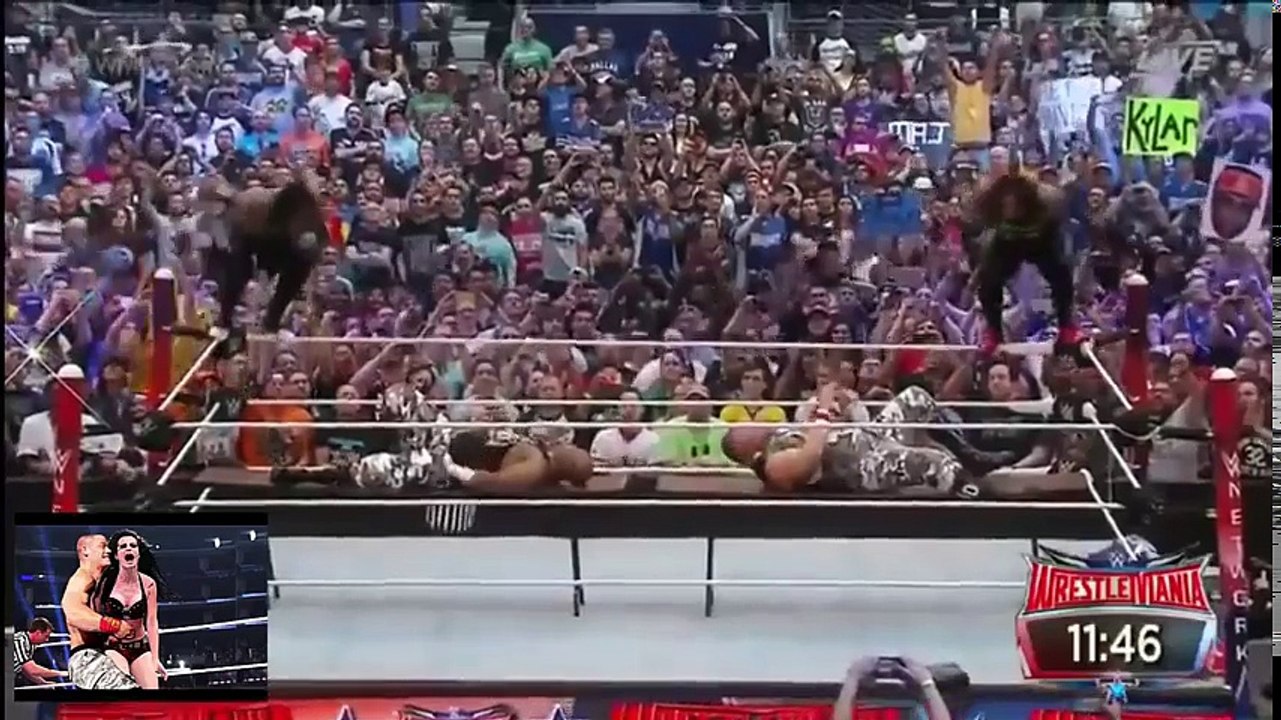 WWE RAW Shocking Moments - John Cena_ Roman Reigns_ Brock Lesnar_ Goldberg