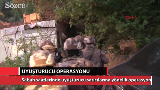 İstanbul'da helikopter destekli uyuşturucu operasyonu