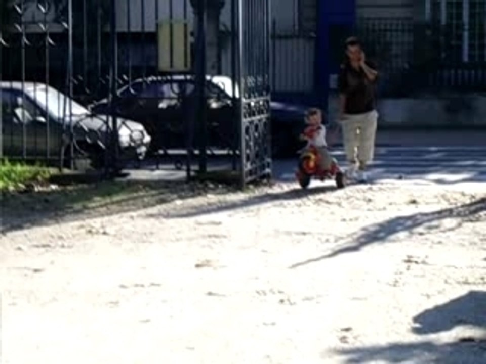 promenade avec papa