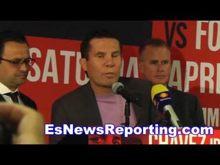 julio cesar chavez jr vs fonfara faceoff - EsNews boxing