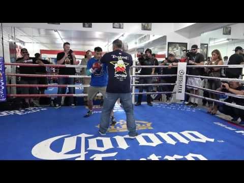 brandon rios full mitts workout with ricky funez EsNews Boxing