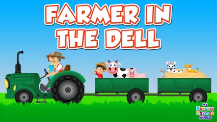 Farmer In The Dell - English Nursery Rhymes - Cartoon-Animated Rhymes For Kids