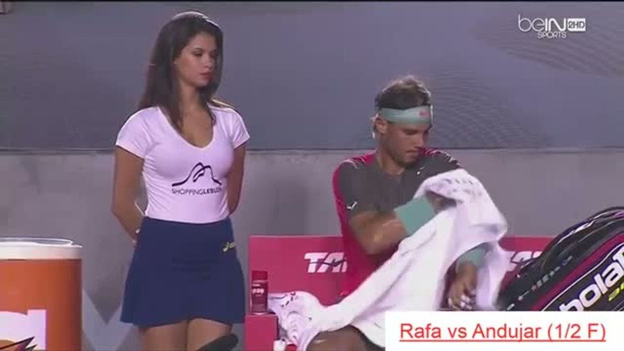 BEAUTIFUL WOMEN WITH RAFAEL NADAL IN RIO OPEN 2014