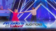America's Got Talent 2017 - Artyon & Paige- Kid Dance Duo Wow the Crowd With Energetic Moves