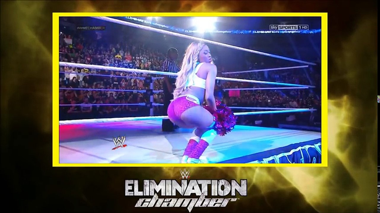 Aj Lee vs. Cameron- Elimination Chamber_ February 23_ 2014