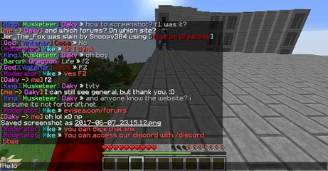 Unknown Chat Issue on MC Towny Server