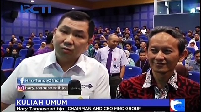 Hary Tanoe Berbagi Pengalaman Kewirausahaan kepada Mahasiswa MMTC Yogyakarta