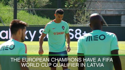 Ronaldo joins up with Portugal squad