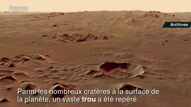Un trou découvert sur Mars intrigue