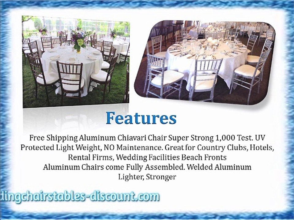 Larry Hoffman offers Black Aluminum Chiavari Chair