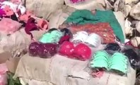 PKK'ya Ait 10 Bin Kaçak Kadın İç Çamaşırı Ele Geçirildi