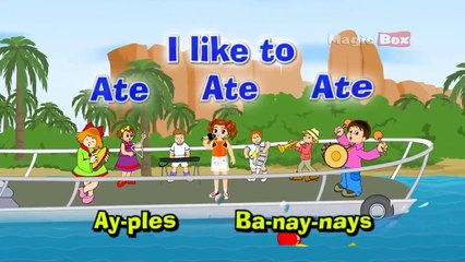 I Like To Eat - English Nursery Rhymes - Cartoon-Animated Rhymes For Kids