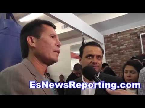 julio cesar chavez sr on his son julio chavez jr - EsNews