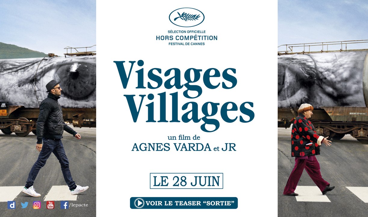 Teaser "Sortie" - VISAGES, VILLAGES d'Agnès Varda et JR