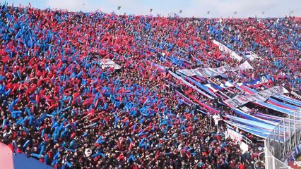 HINCHADA DE SAN LORENZO DE ALMAGRO VS RIVER PLATE / AÑO 2017