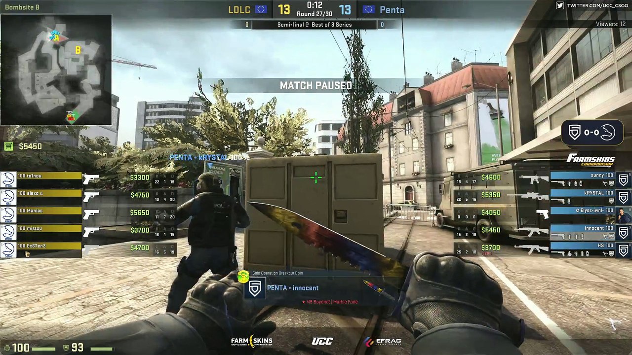 CSGO: Random intruder in LDLC vs PENTA