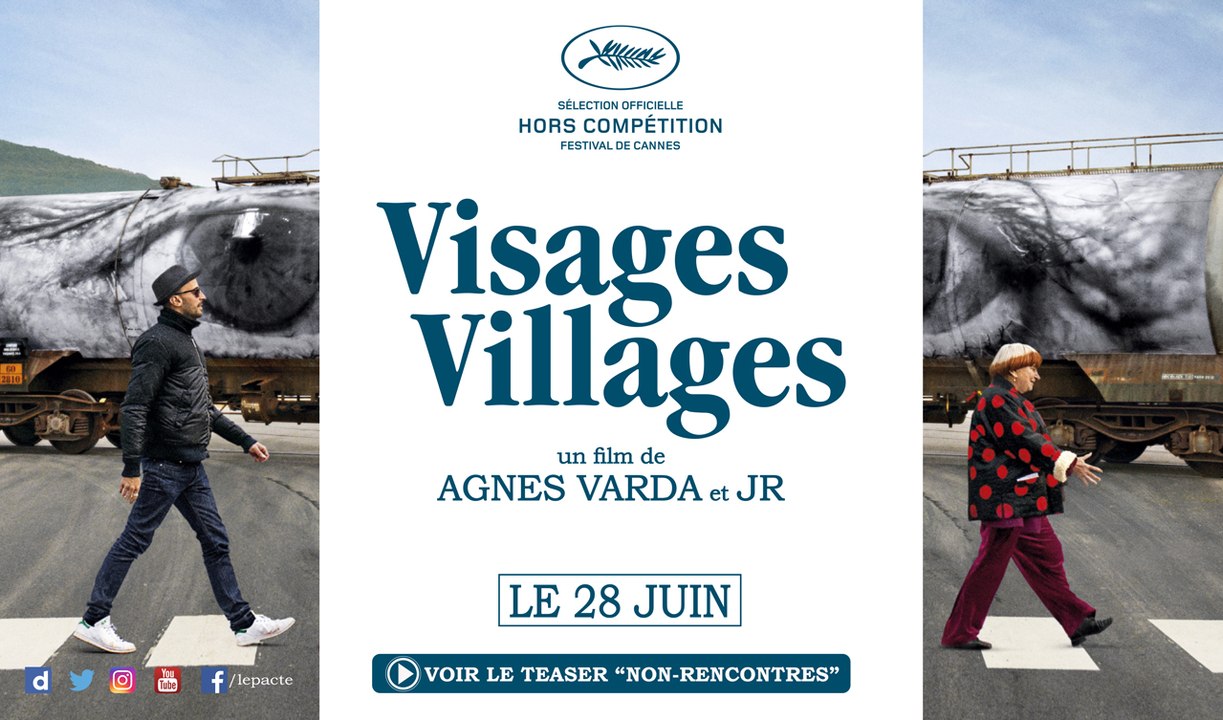 Teaser "Non-rencontres" - VISAGES, VILLAGES d'Agnès Varda et JR