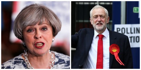 Video herunterladen: Brits head to the polls: Theresa May or Jeremy Corbyn?