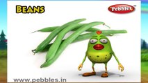 Beans | 3D animated nursery rhymes for kids with lyrics  | popular Vegetables rhyme for kids | Beans song | Vegetables songs |  Funny rhymes for kids | cartoon  | 3D animation | Top rhymes of Vegetables for children