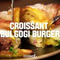Cookat - -Croissant Bulgogi Burger- Korean BBQ in croissant...