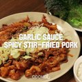 Cookat - -Garlic Sauce & Spicy Stir-Fried Pork- I can eat like 5...