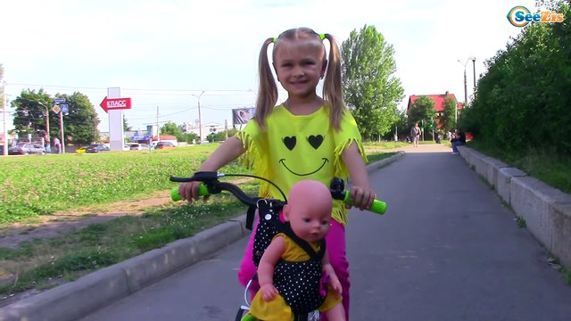 Baby Born doll Go out for a walk in the park | Кукла Беби Бон на прогулке в Парке развлечений