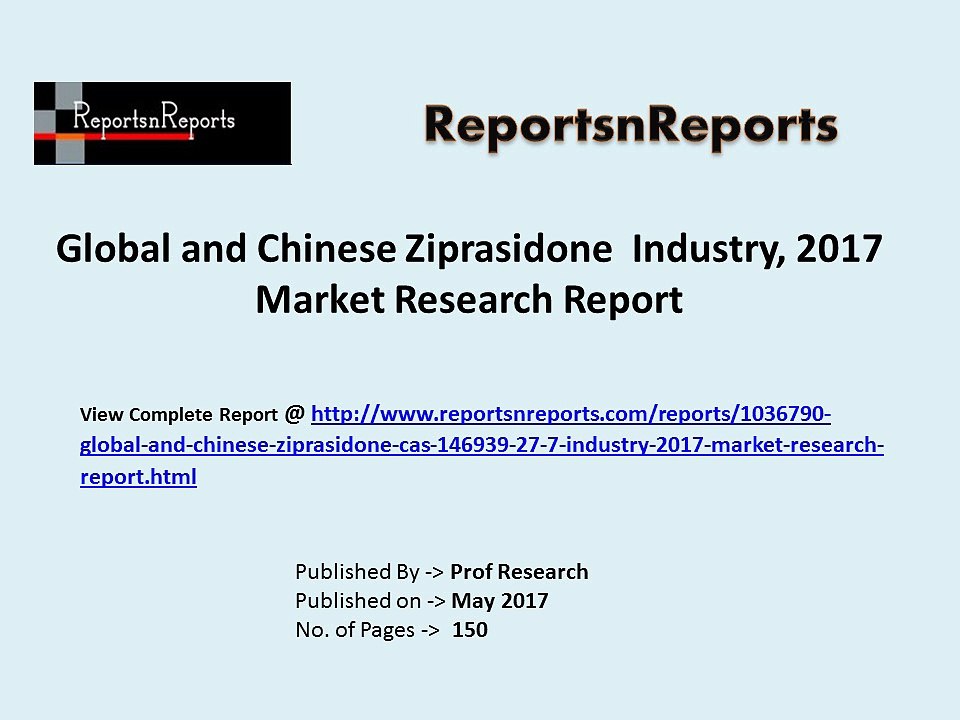 Ziprasidone Market Global Trend, Profit and Key Manufacturers Analysis Report