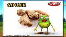 Ginger | 3D animated nursery rhymes for kids with lyrics  | popular Vegetables rhyme for kids | Ginger song  | Vegetables songs | Funny rhymes for kids | cartoon  | 3D animation | Top rhymes of Vegetables for children