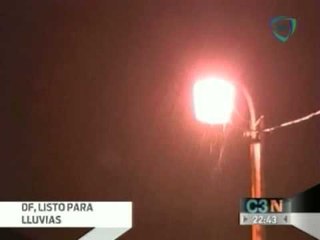 Listo operativo para enfrentar las lluvias en el DF