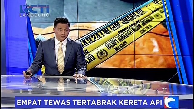 Empat Remaja Tewas Tersambar Kereta di Bandung