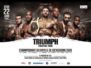 Cyril BENZAQUEN près pour le TRIUMPH FIGTHING TOUR 22 juin 2017 PARIS