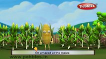 Maize | 3D animated nursery rhymes for kids with lyrics  | popular Vegetables rhyme for kids | Maize song  | Vegetables songs | Funny rhymes for kids | cartoon  | 3D animation | Top rhymes of Vegetables for children