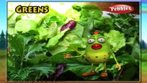 Greens | 3D animated nursery rhymes for kids with lyrics  | popular Vegetables rhyme for kids | Greens song  | Vegetables songs | Funny rhymes for kids | cartoon  | 3D animation | Top rhymes of Vegetables for children