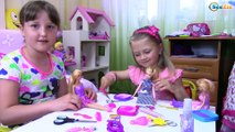Bad Baby - How to Cut Barbie Doll Hair – Barbie Hair Cut | Плохая девочка постригла Куклу Барби