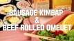Cookat - -Sausage Kimbap & Beef Rolled Omelet- How about going on...