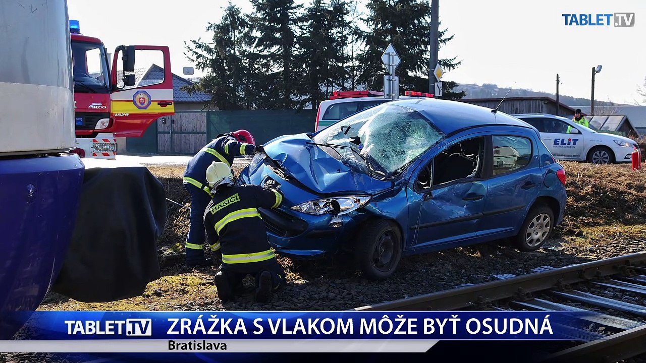ŽSR nasimulovali zrážku rušňov a osobného auta