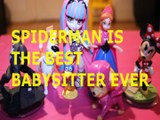 Toy SPIDERMAN IS THE BEST BABYSITTER   MAX TSLOP SWIPER DORA ROCHELLE ANNA SKYE MINNIE MOUSE