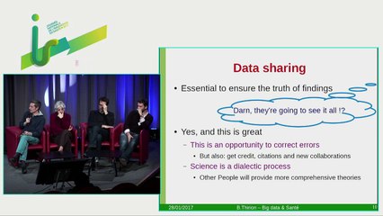 Conférence Big Data et santé - Journée nationale de l'innovation en santé 2017